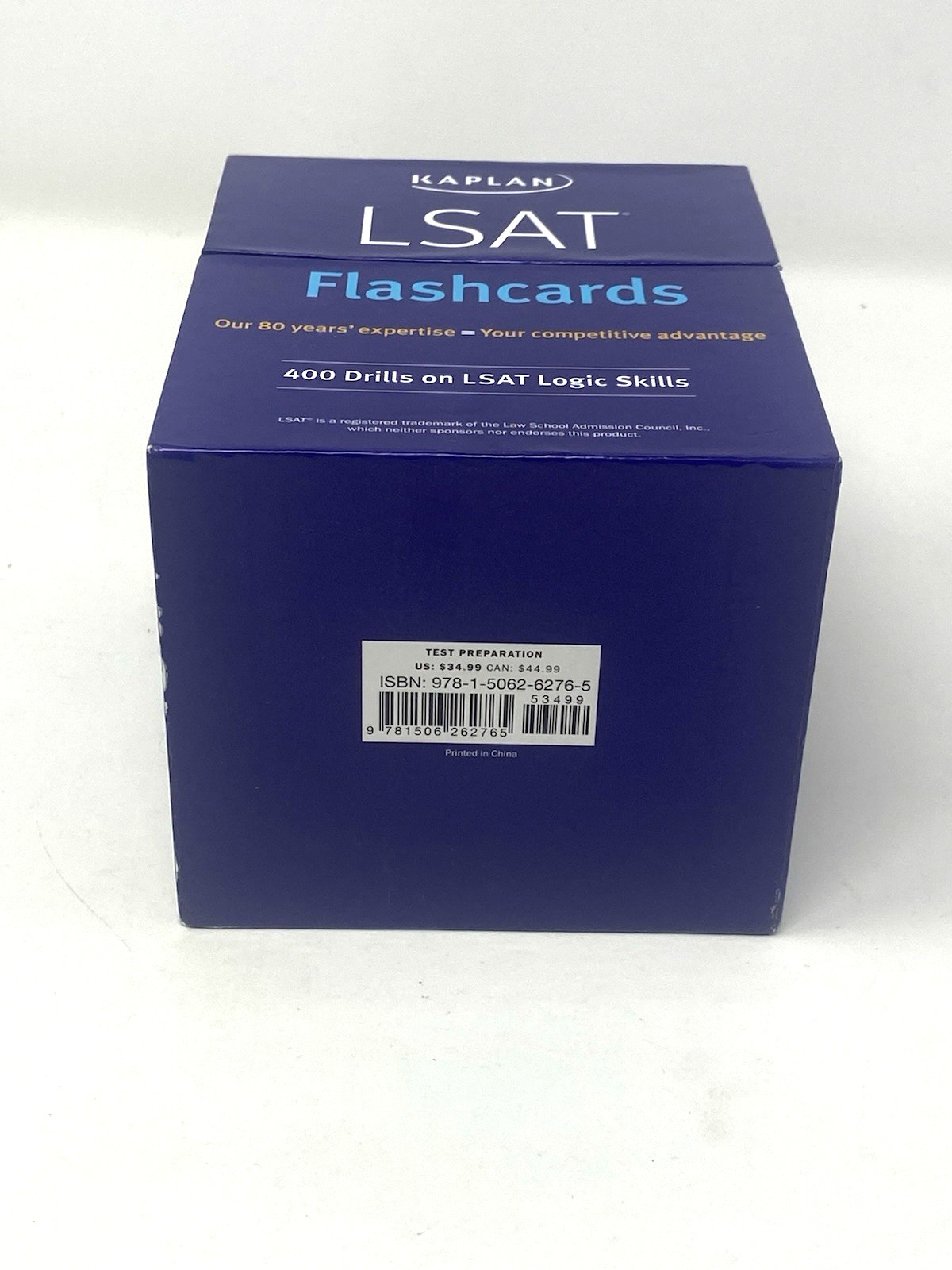 LSAT Prep Flashcards, Kaplan Test Prep, Law Study Guide Help 9781506262765