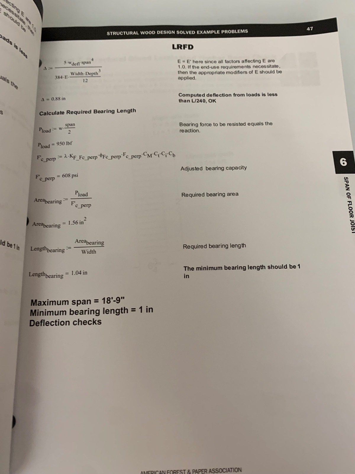 2005 Edition ASD/LRFD Wood Design Package – 4 Books ANSI + Errata Pages