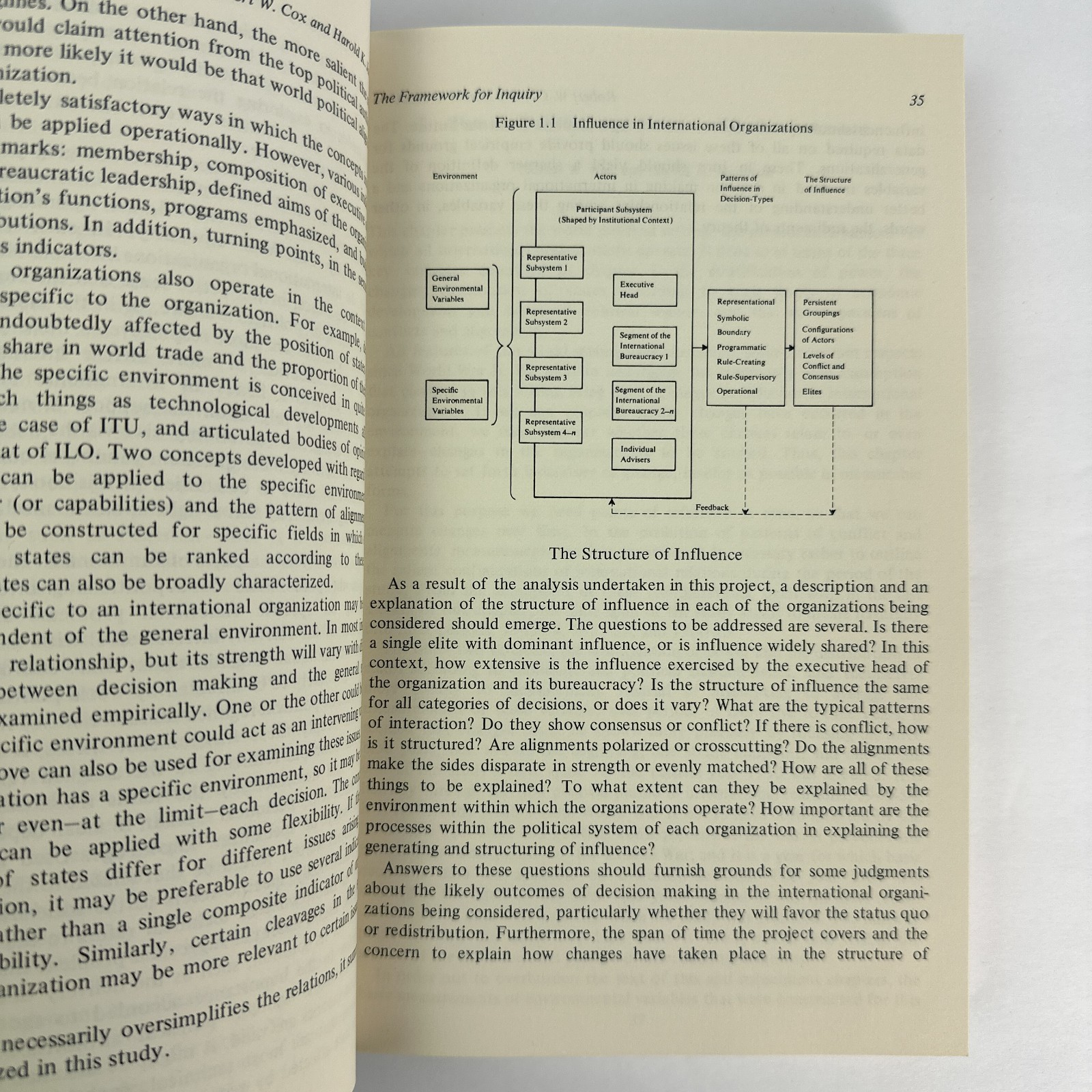 The Anatomy of Influence Robert W Cox Harold K Jacobson Yale Univ Press 1974 PB