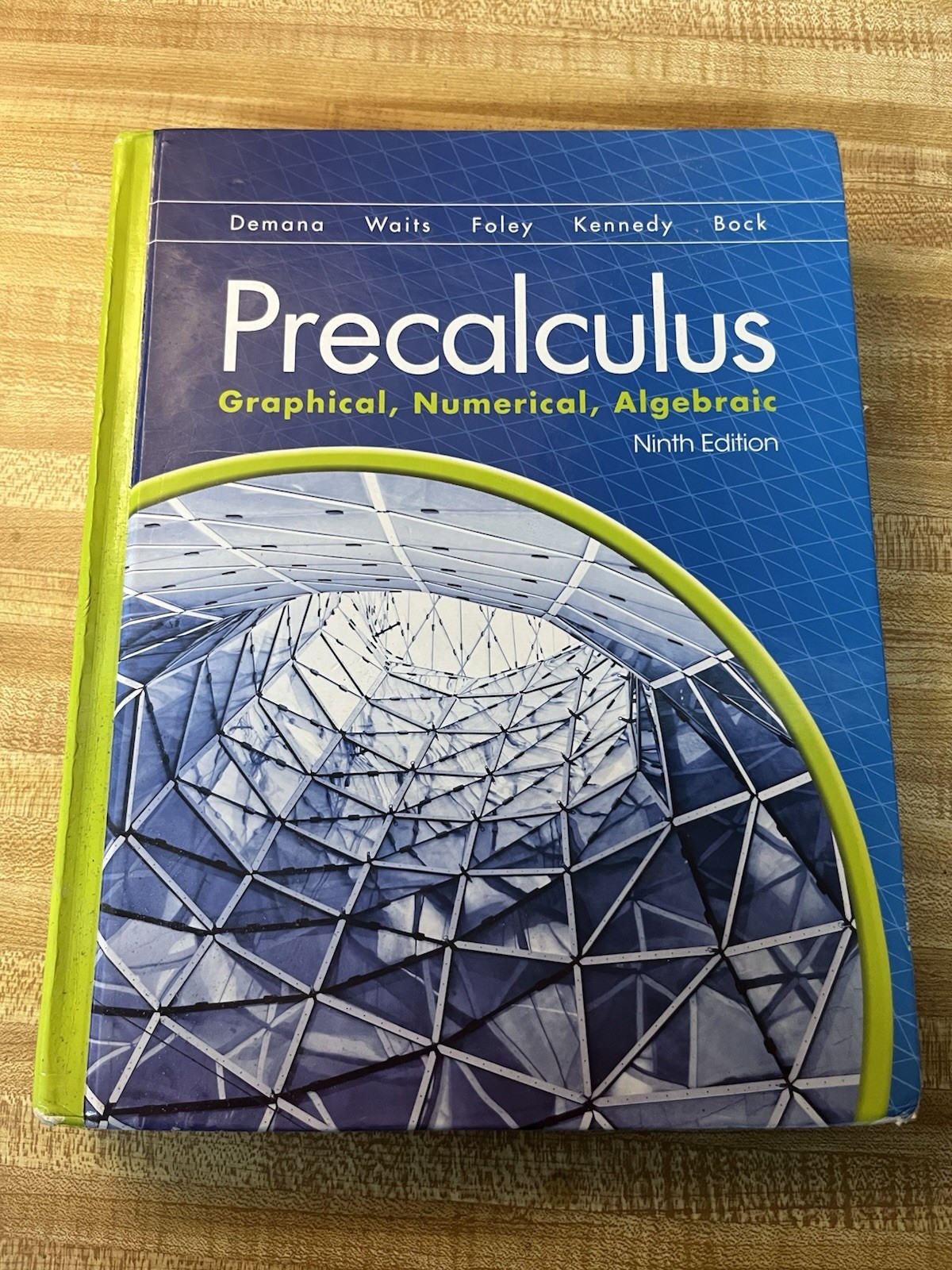 Precalculus Graphical Numerical Algebraic Demana Waits Foley Kennedy 9th Edition