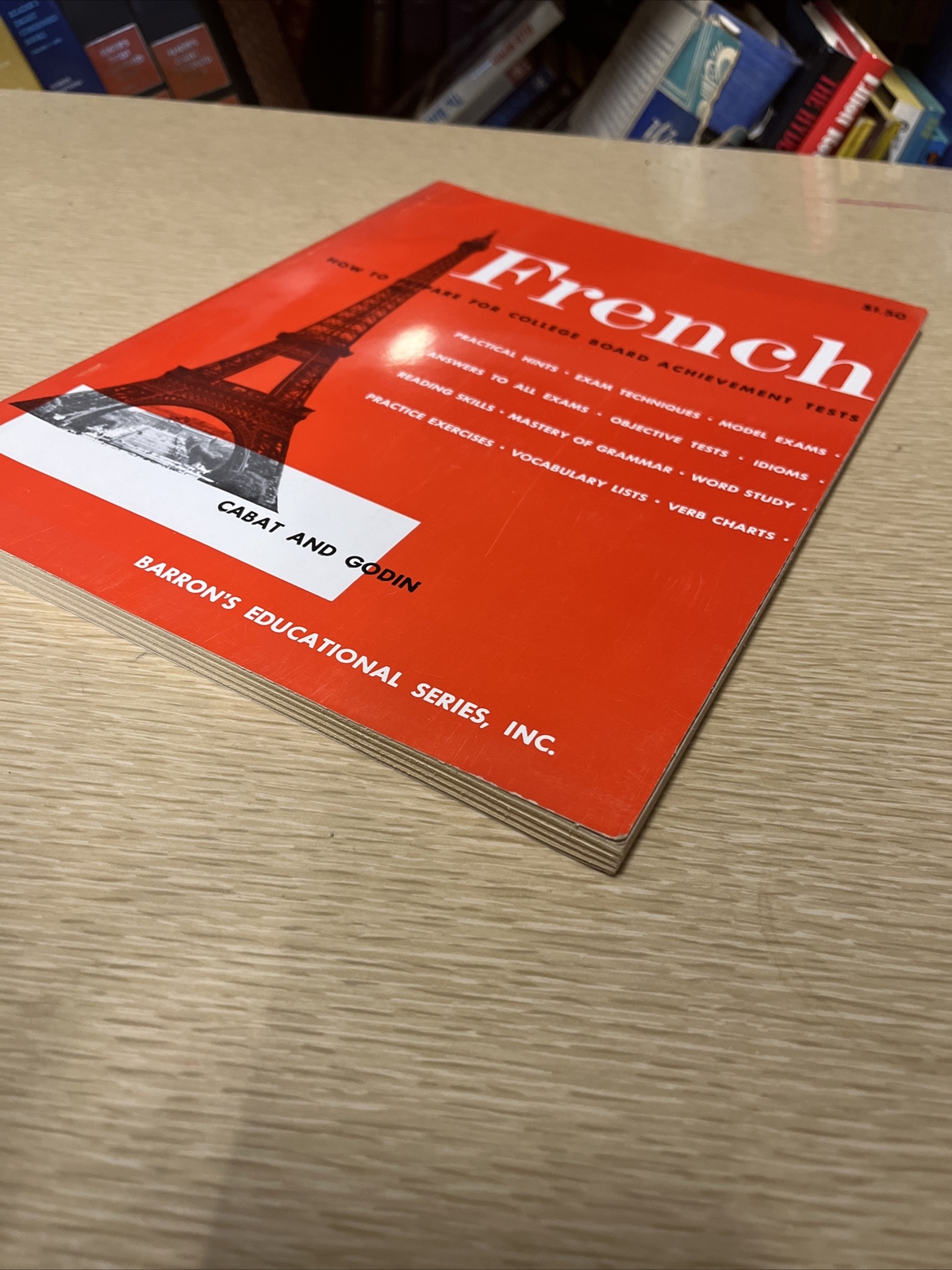 VTG 1959 FRENCH How to Prepare for College Board Achievement Tests Cabat Godin