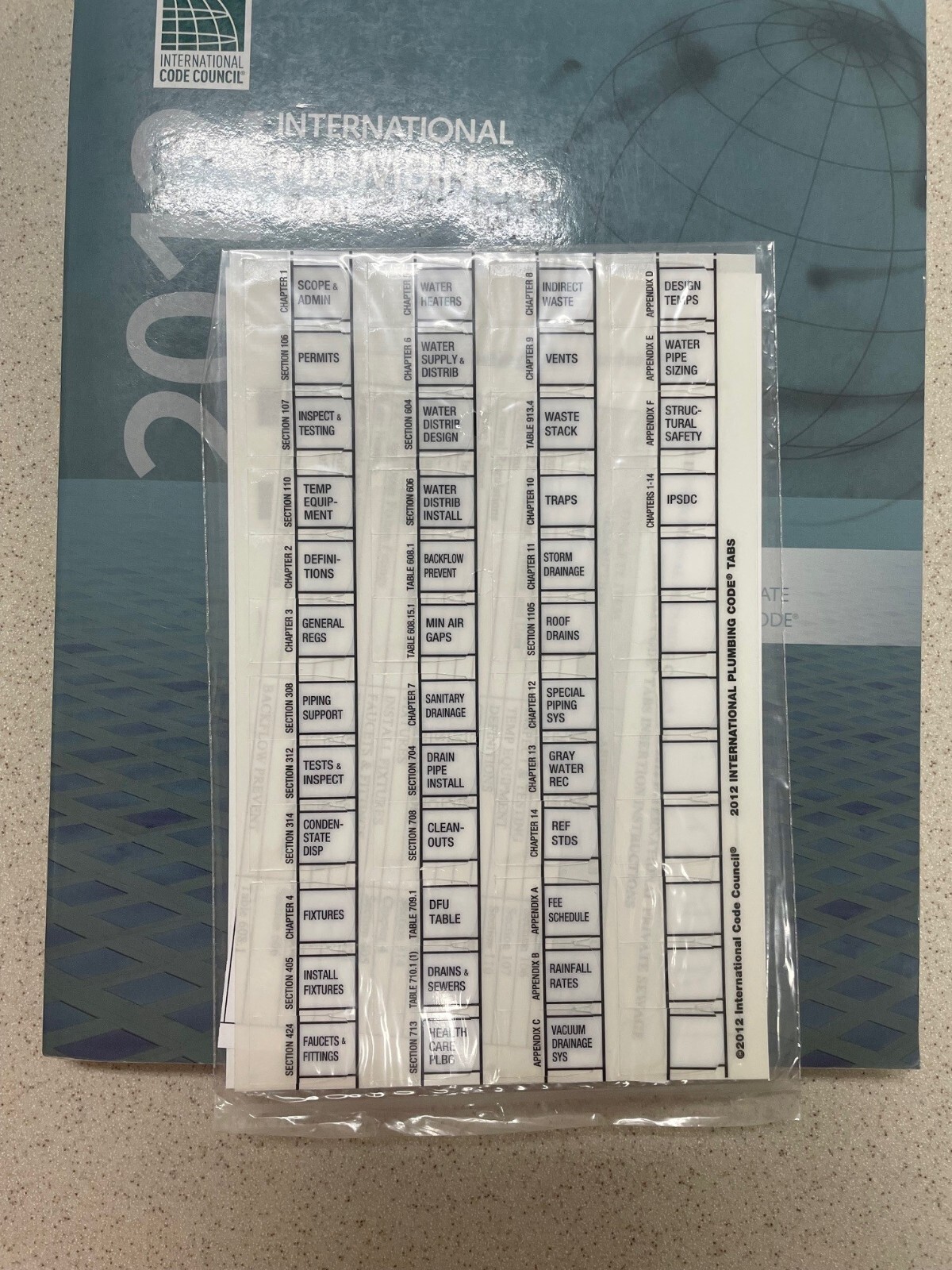 2012 INTERNATIONAL PLUMBING CODE (INCLUDES INTERNATIONAL **With Tabs**