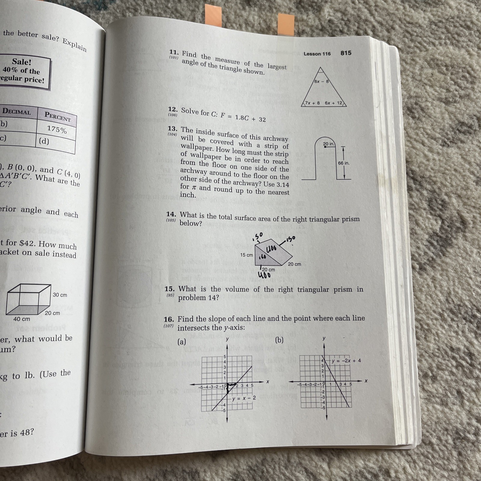 Saxon Math Homeschool 8/7 Student Textbook with Pre-Algebra (2005 Paperback)