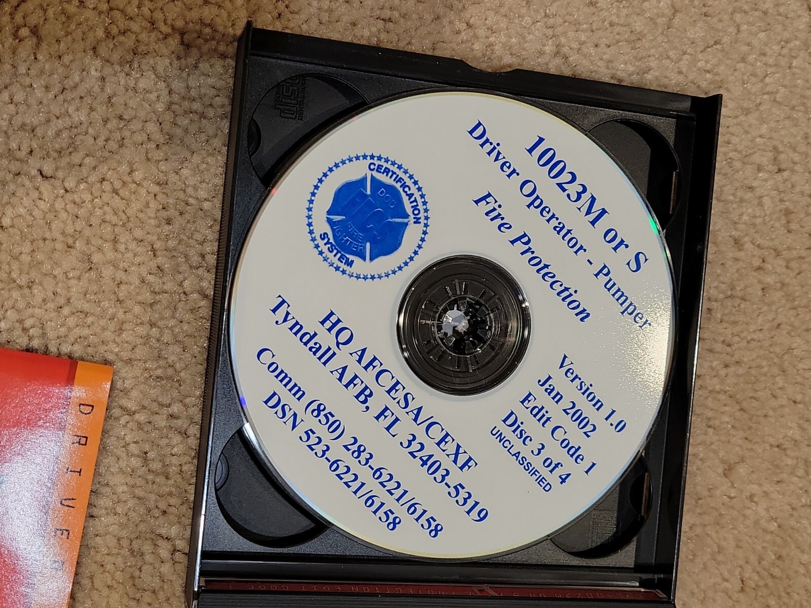 DRIVER / OPERATOR PUMPER 4 DISC SET VERSION 1.0 JAN 2002