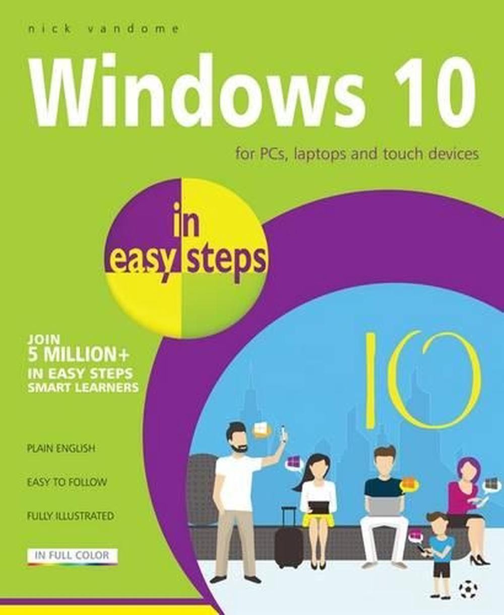 Windows 10 in Easy Steps by Nick Vandome (English) Paperback Book