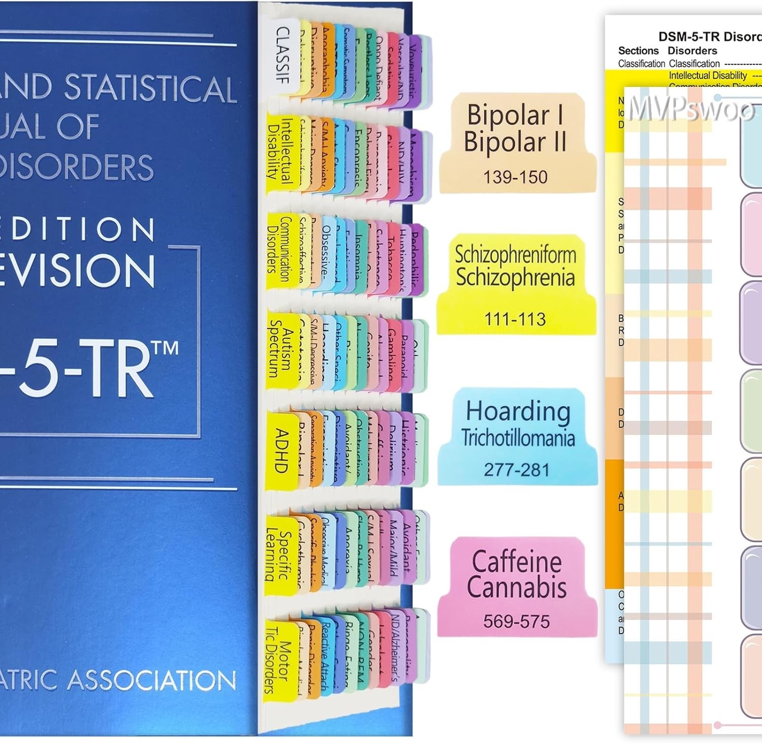 Diagnostic and Statistical Manual of Mental Disorders DSM 5 TR + Tabs USA Stock