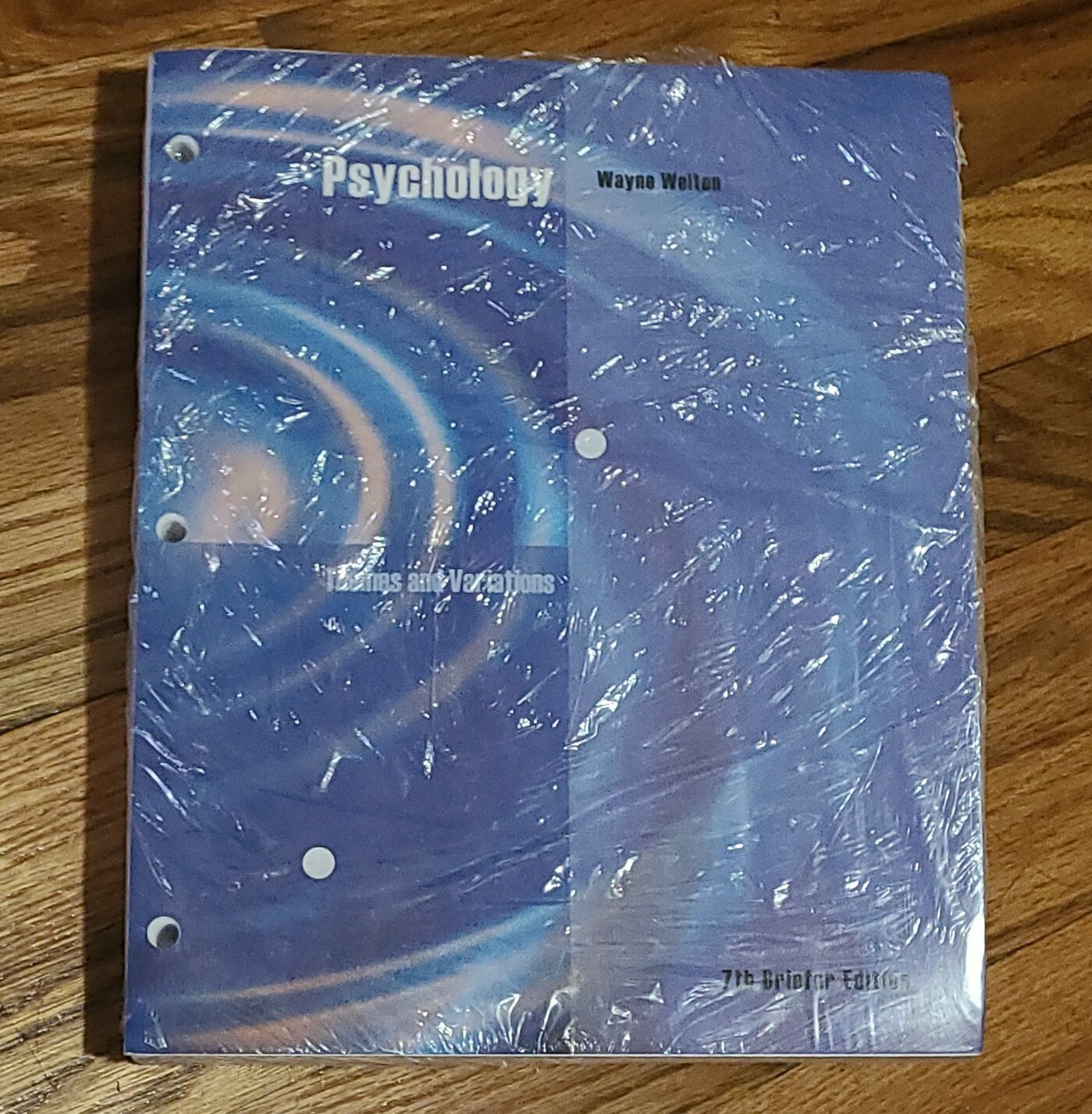 NEW PSYCHOLOGY THEMES & VARIATIONS 7th Briefer Edition Loose Leaf Wayne Weiten