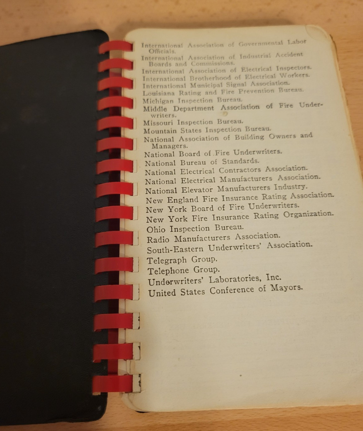 National Electrical Code 1947 Black Binder Vintage Page 1 & 2 missing See Photos