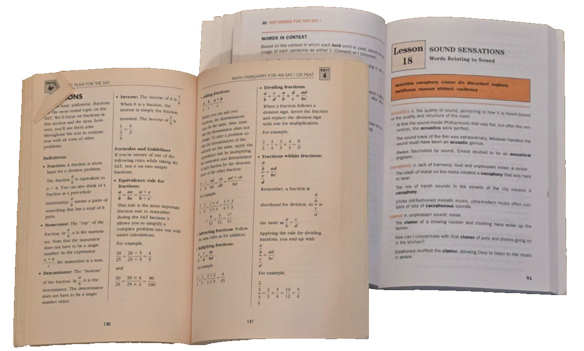 SAT Study Guide 2-Book Set: Hot Words Vocabulary + Panic Plan Prep