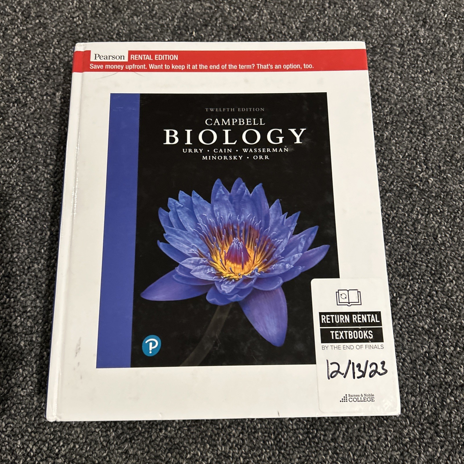 Campbell Biology 12th edition Hardcover