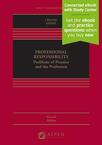 Professional Responsibility: – Hardcover, by Crystal Nathan M; – Acceptable k