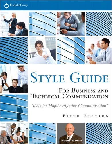 FRANKLINCOVEY STYLE GUIDE: FOR BUSINESS AND TECHNICAL By Stephen Covey **Mint**