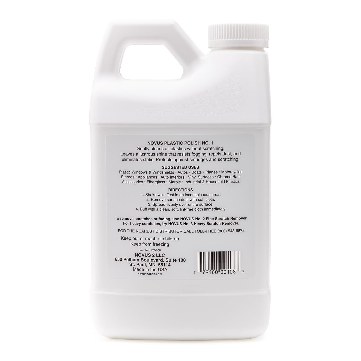 7050 | Plastic Clean & Shine #1 | 64 Ounce Bottle