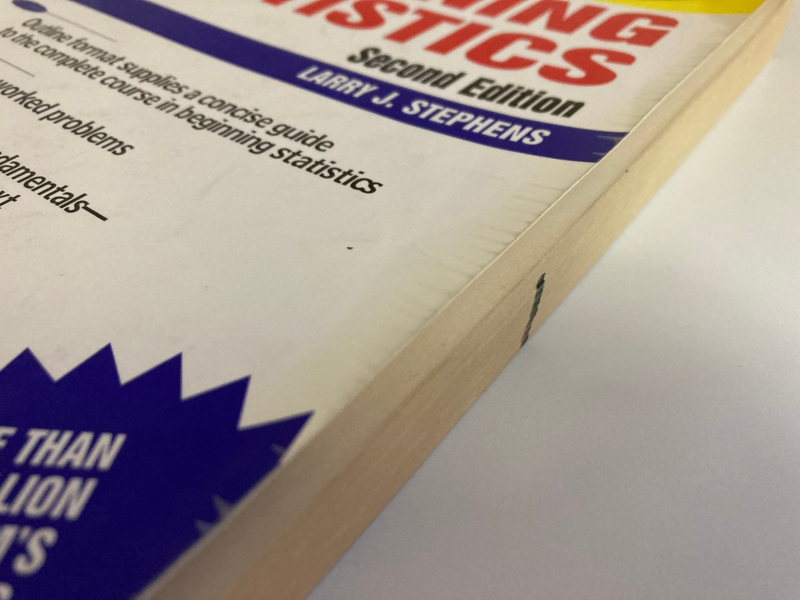 Schaum’s Outlines’ Beginning Statistics, 2nd Edition by Larry J. Stephens