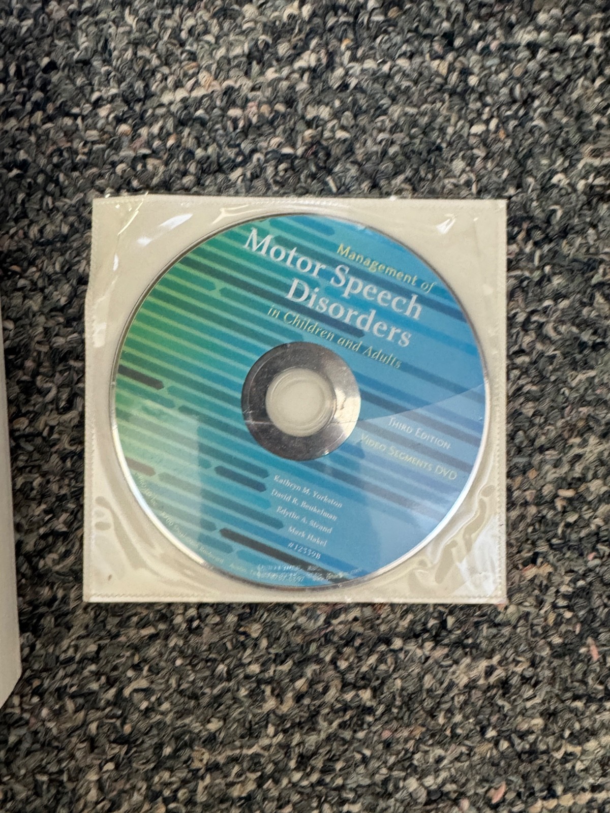 Management of Motor Speech Disorders in Children and Adults Hardc