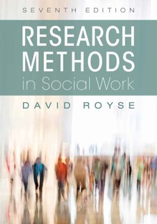 Research Methods in Social Work Paperback David Royse