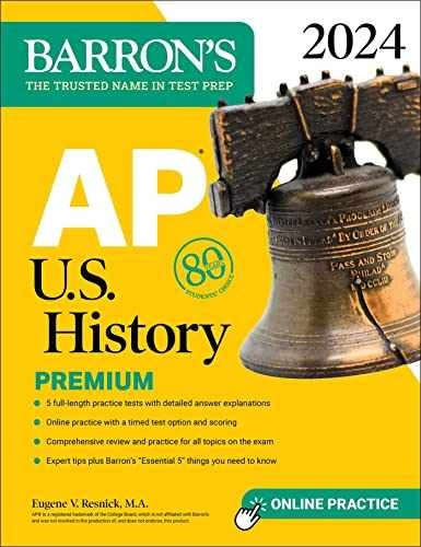 AP U.S. History Premium, 2024: – Paperback, by Resnick M.A. Eugene – Acceptable