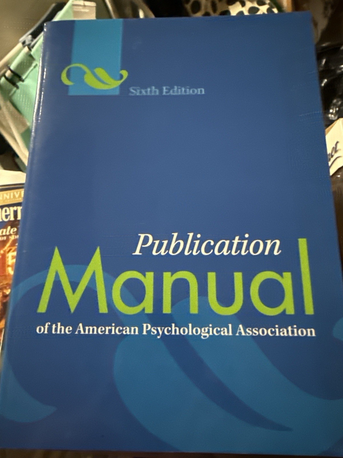 APA Publication Manual 6th Edition American Psychological Association Paperback