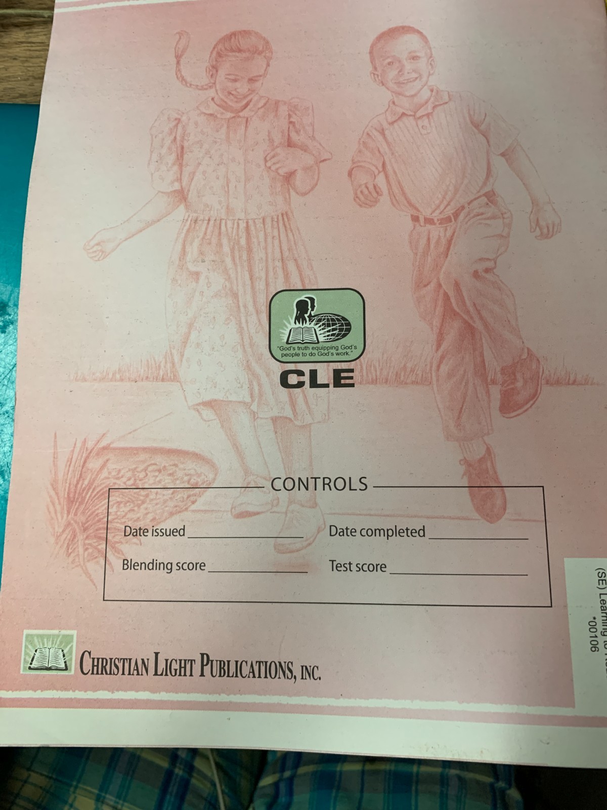 Christian Light Grade 1 Learning to Read Teacher’s Guide 106-110
