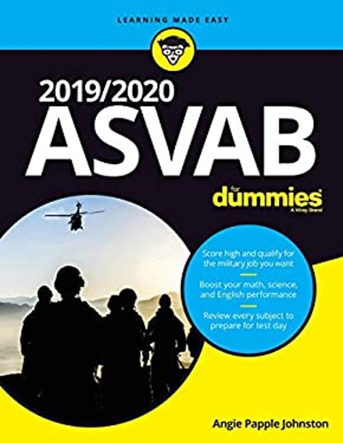 2019 / 2020 ASVAB for Dummies Paperback Angie Papple Johnston