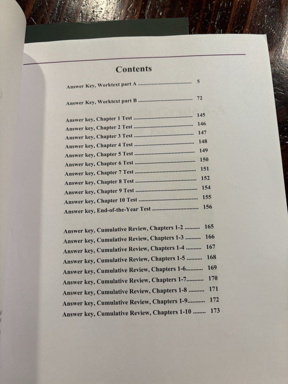 Math Mammoth Light Blue Series Grade 6 Answer Keys & Tests Maria Miller