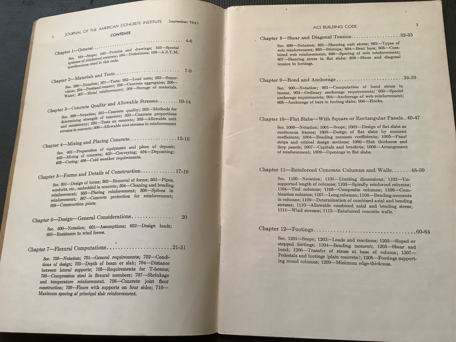 Vintage Lot 2 civ engr texts ACI318-47 & AISC stl const pre-1st ed 1927, softcov
