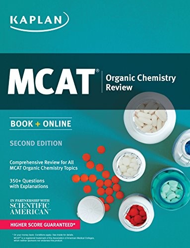 Kaplan MCAT Organic Chemistry Review: Book Online (Kapla – VERY GOOD