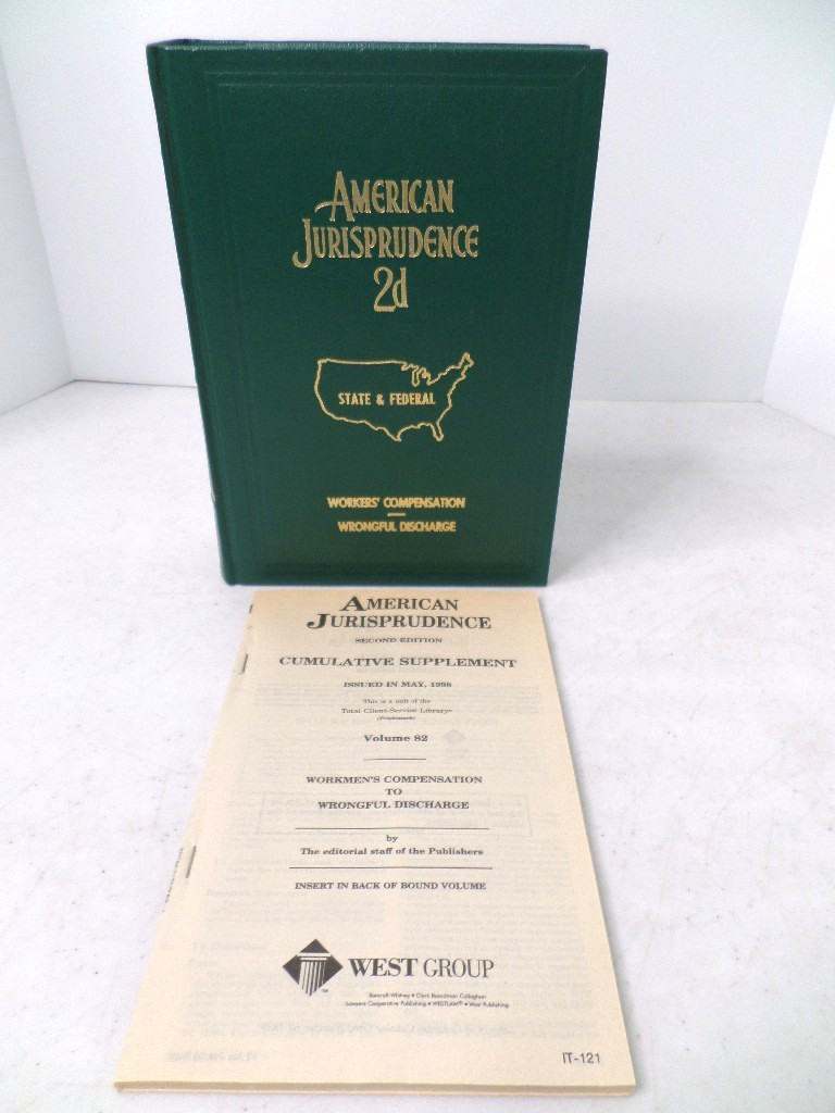 American Jurisprudence 2d 1992 State & Federal 2nd Ed Vol 82 w/ 1998 Supplement
