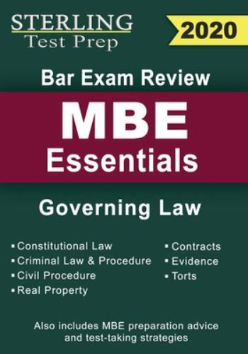 Sterling Test Prep Bar Exam Review MBE Essentials: Governing Law Outlines