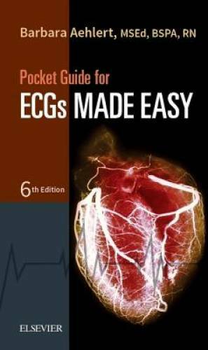 Pocket Guide for ECGs Made Easy, 6e – Paperback – GOOD