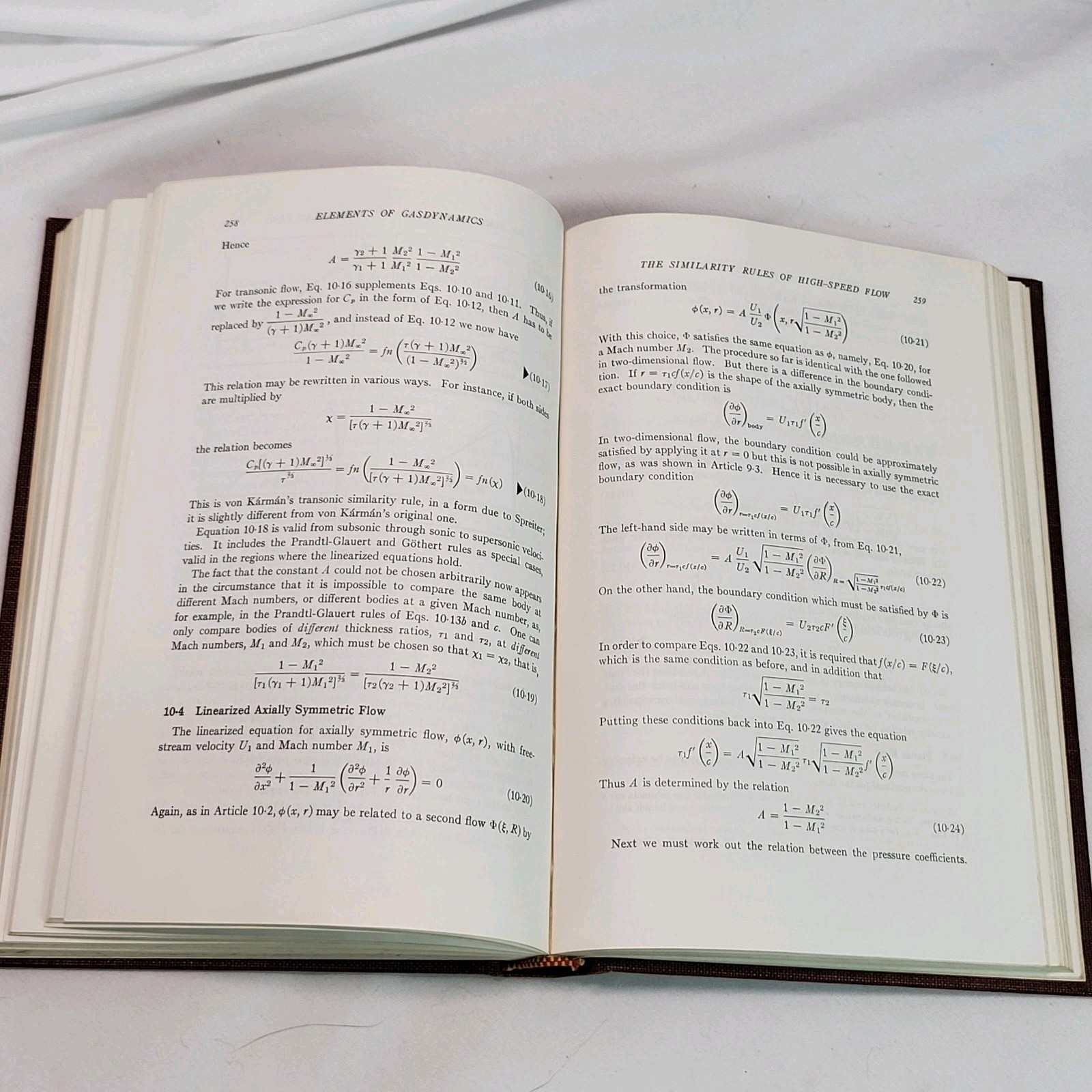 Elements of Gasdynamics Liepmann & Roshko 1960 Wiley 3rd Printing Caltech