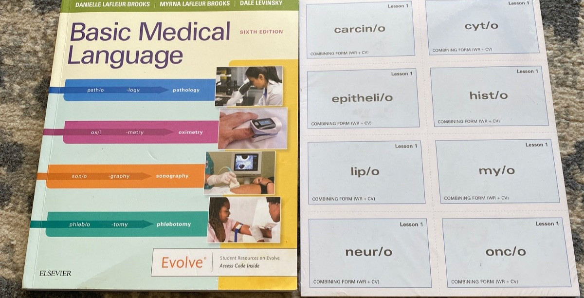Basic Medical Language with Flash Cards by Myrna LaFleur Brooks, Danielle…