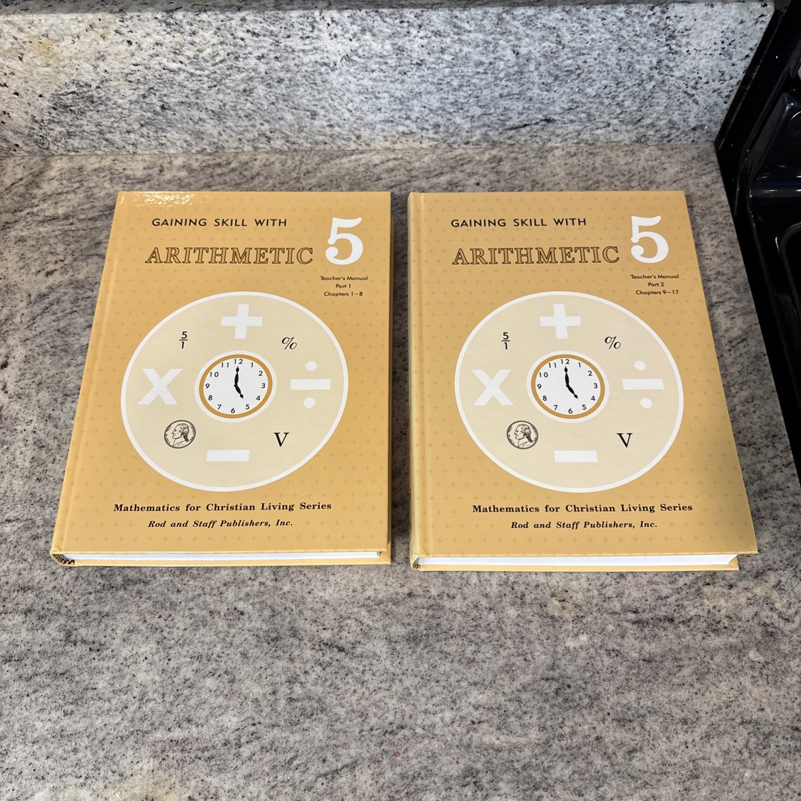 Gaining Skill With Arithmetic Teacher’s Manuals Part 1 And Part 2 Rod And Staff
