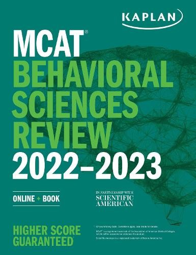 MCAT Behavioral Sciences Review 202…, Kaplan Test Pre