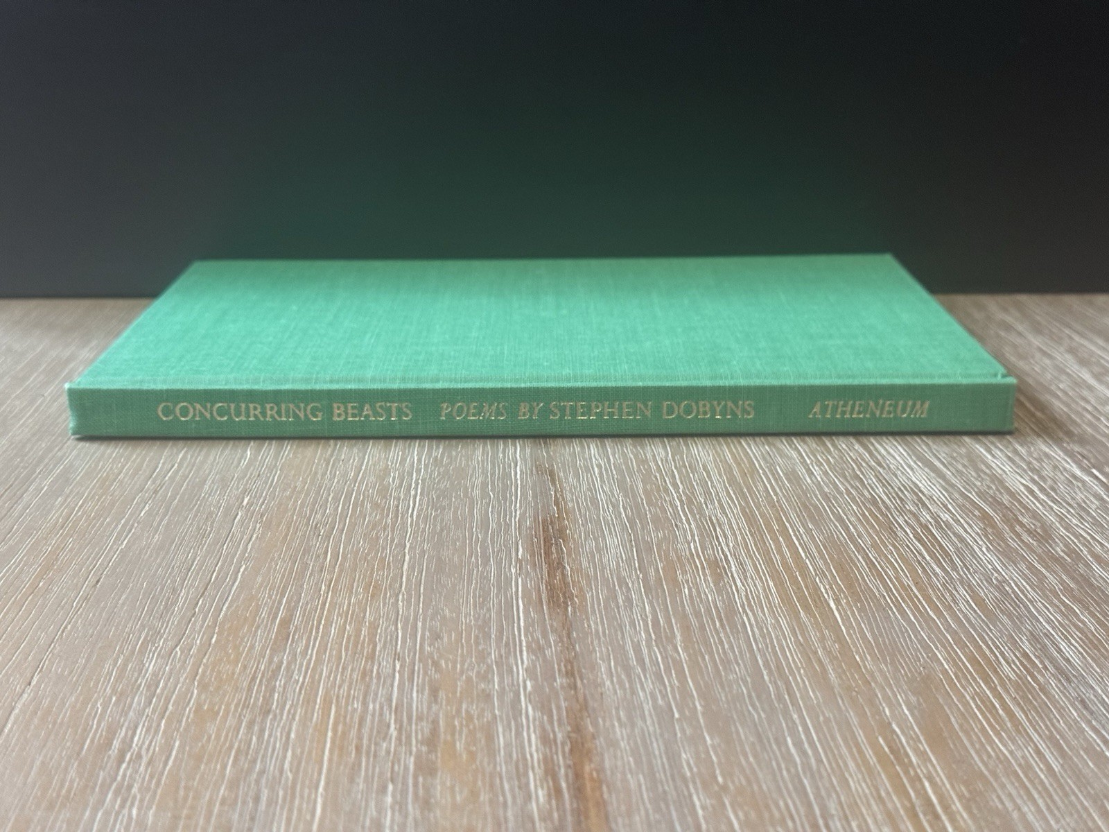 Concurring Beasts *SIGNED* by Stephen Dobyns 1972 Hardcover / DJ