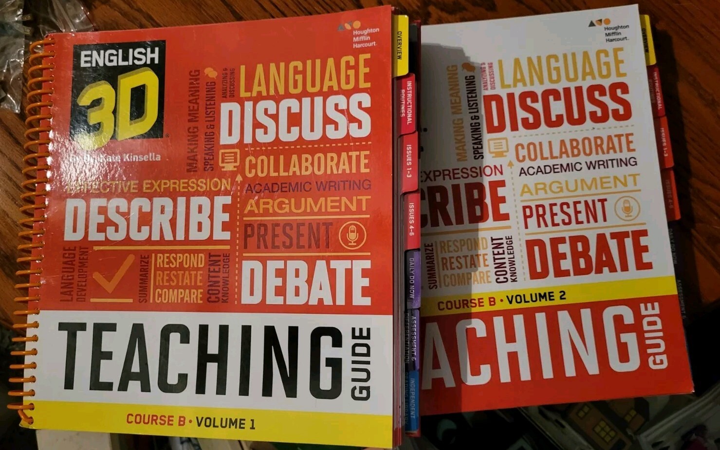 English 3D by Kate Kinsella (Hardcover) Course B vol 1 &2