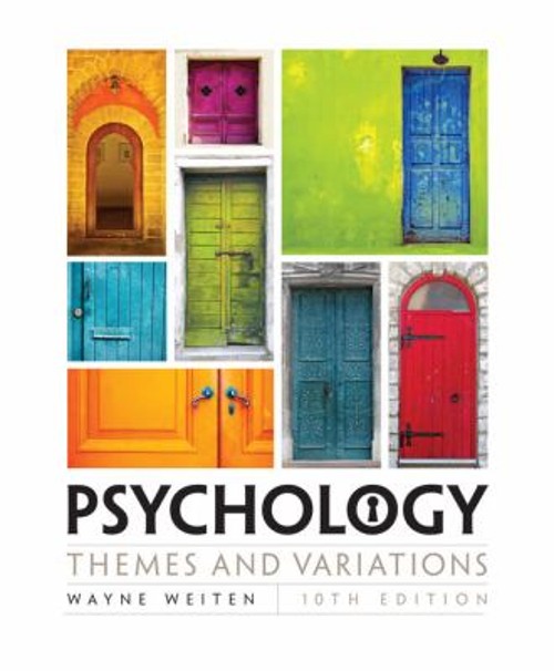Psychology : Themes and Variations Hardcover Wayne Weiten