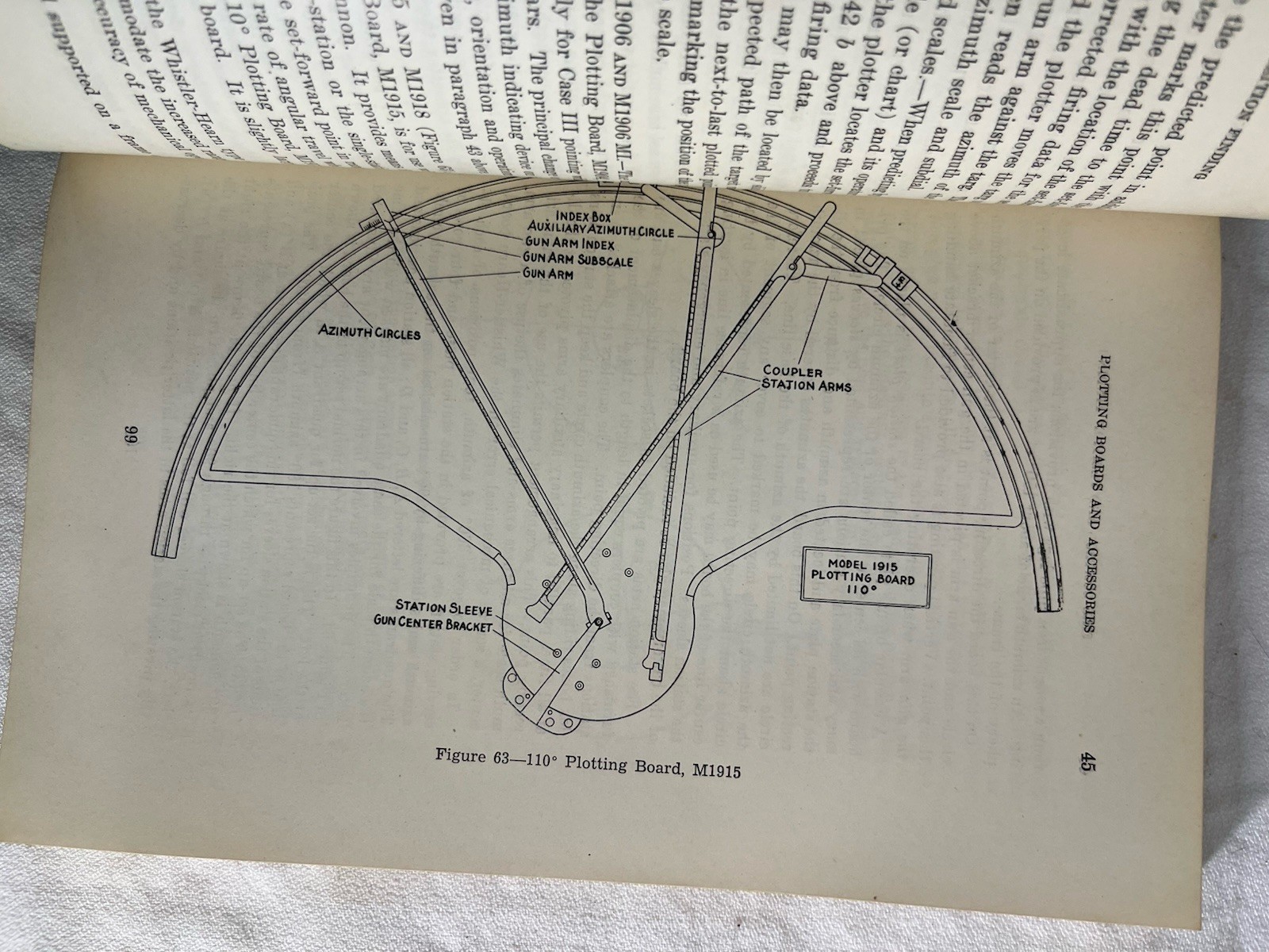 Artillery Army Extension Course Fire Control Book Position Finding Seacoast 1940