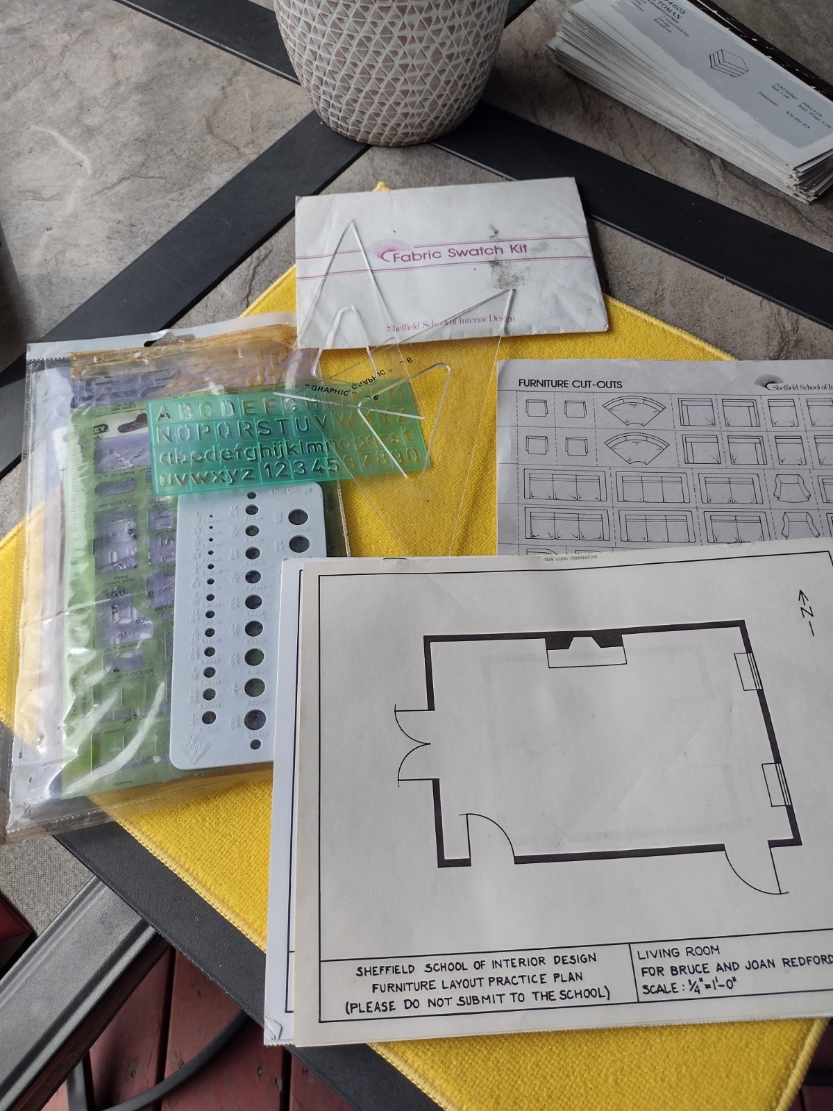 Sheffield School of Interior Design Course Materials Lot Reference Guides Lesson