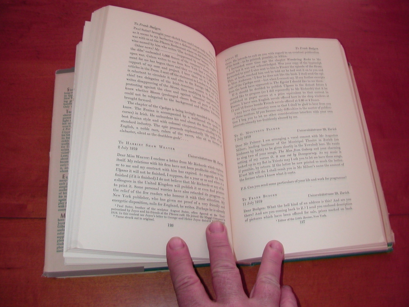JAMES JOYCE LETTERS 1957 VIKING PRESS 1ST PRINTING HB BOOK CLN