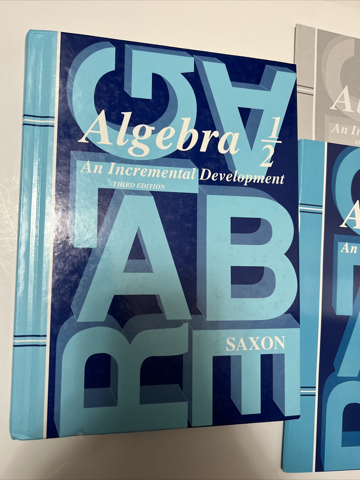 Saxon Algebra 1/2 SET (3rd Edition) Textbook, Answer Key & Test Forms, Like New