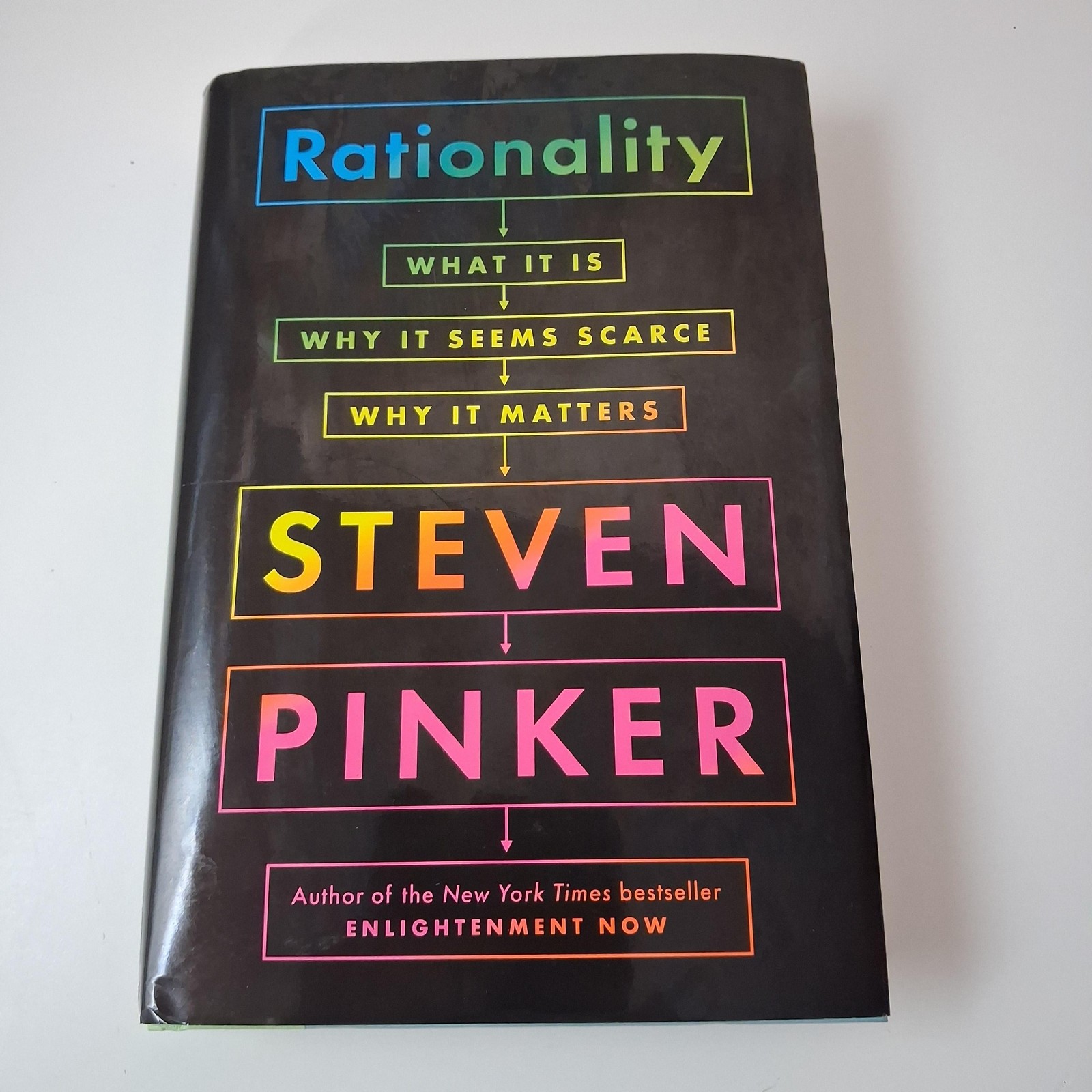 Rationality Steven Pinker Viking Black HC DJ 2021 First Edition Nonfiction