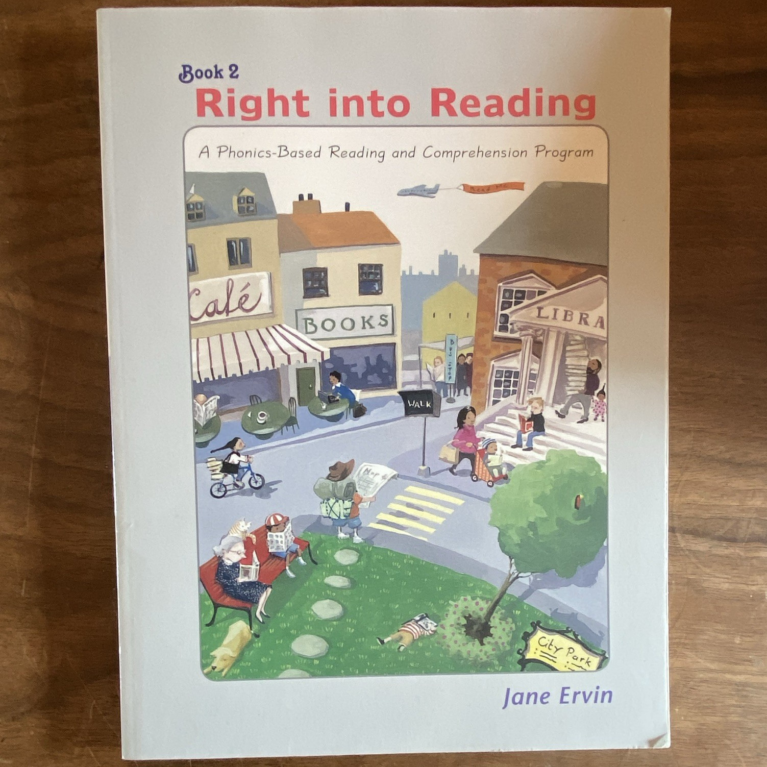 Right into Reading Book 2 by Jane Ervin Phonics Reading Comprehension PB 2004