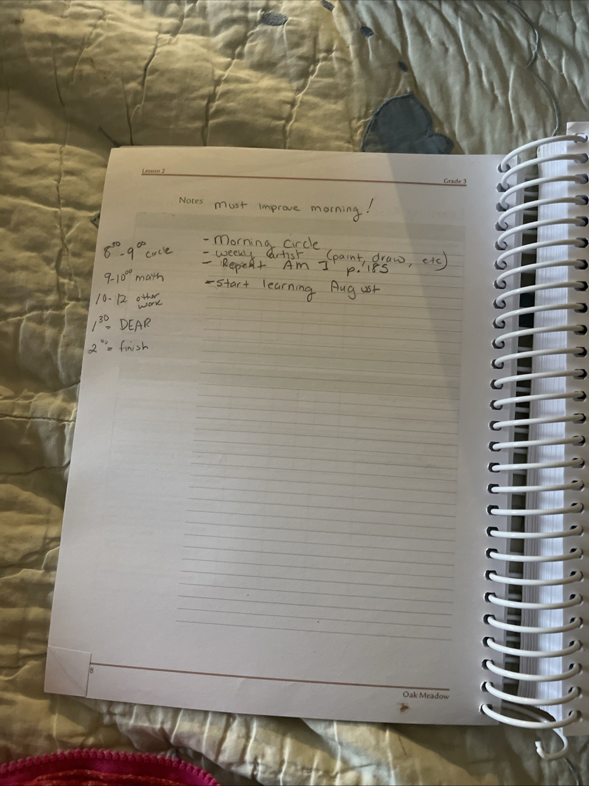 Oak Meadow Curriculum Grade 3 Course book And Resource Guide 2017