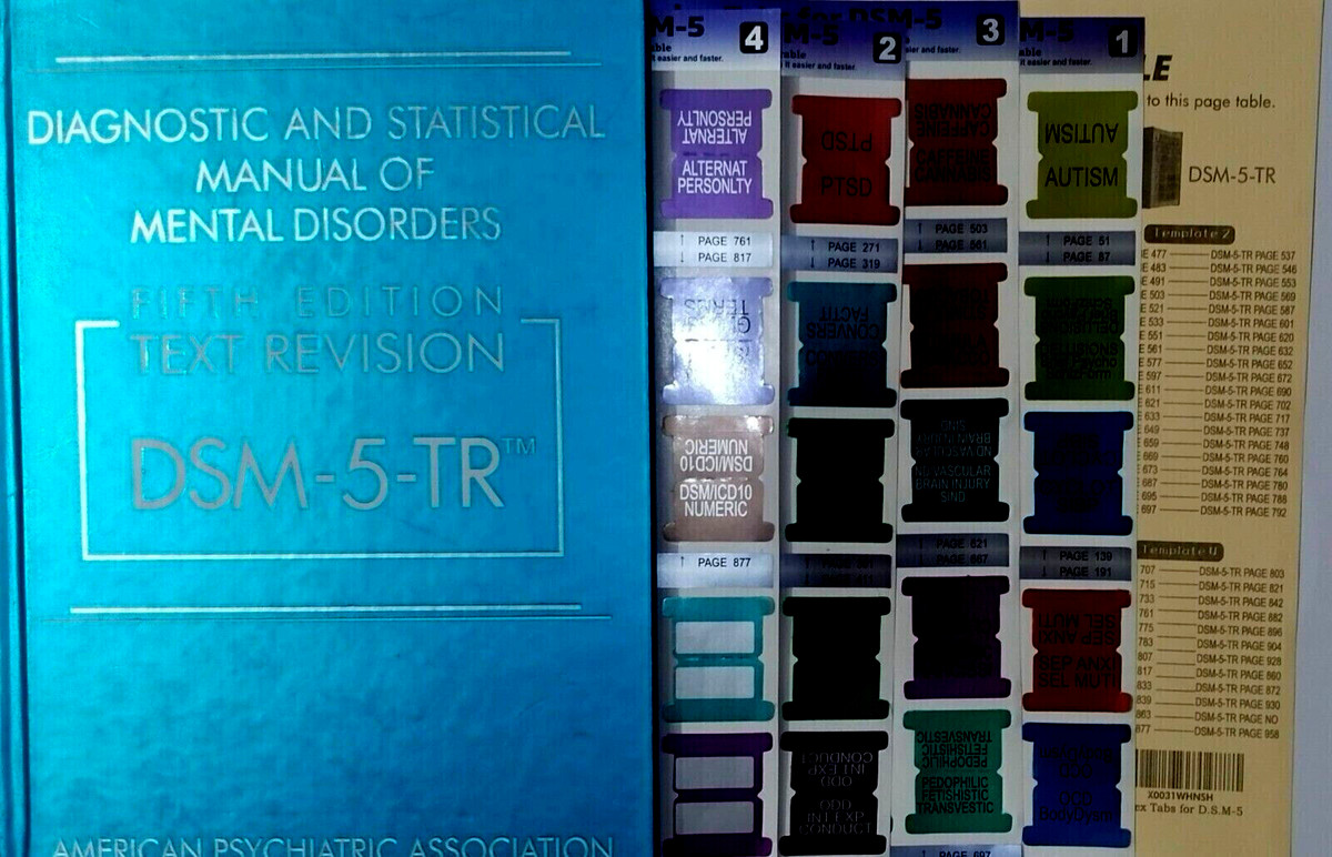 Diagnostic and Statistical Manual of Mental (Hardcover) DSM 5 TR + PAGE TAB