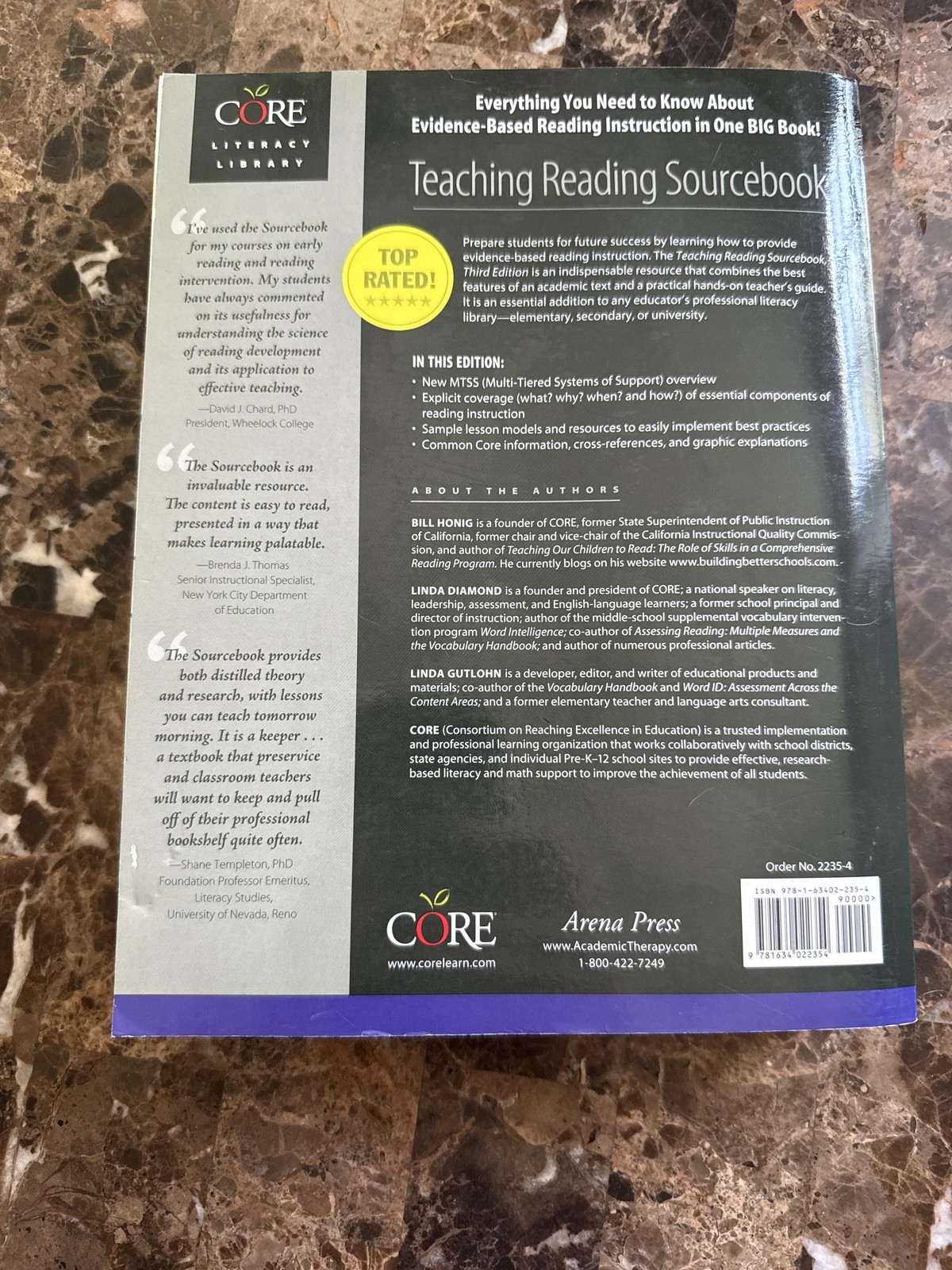 Teaching Reading Sourcebook 3rd Ed Honig Diamond Gutlohn Raven Gray PB Literacy