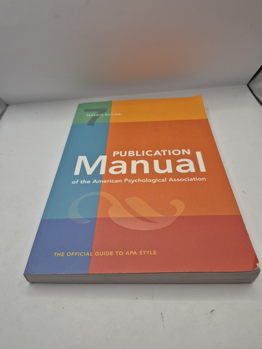 Publication Manual (OFFICIAL) 7th Edition of the American Psychological…