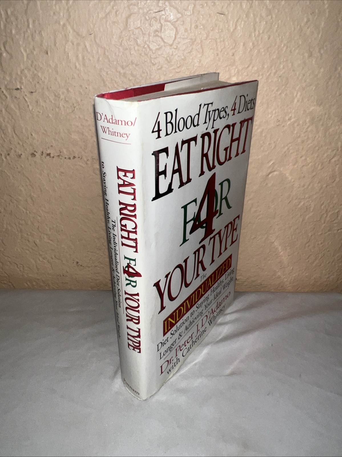 Eat Right 4 Your Type The Individualized Diet Solution Staying Healthy HC GOOD