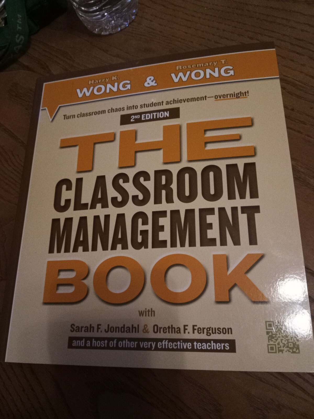 Classroom Management Book by Rosemary T. Wong and Harry K. Wong (2018)