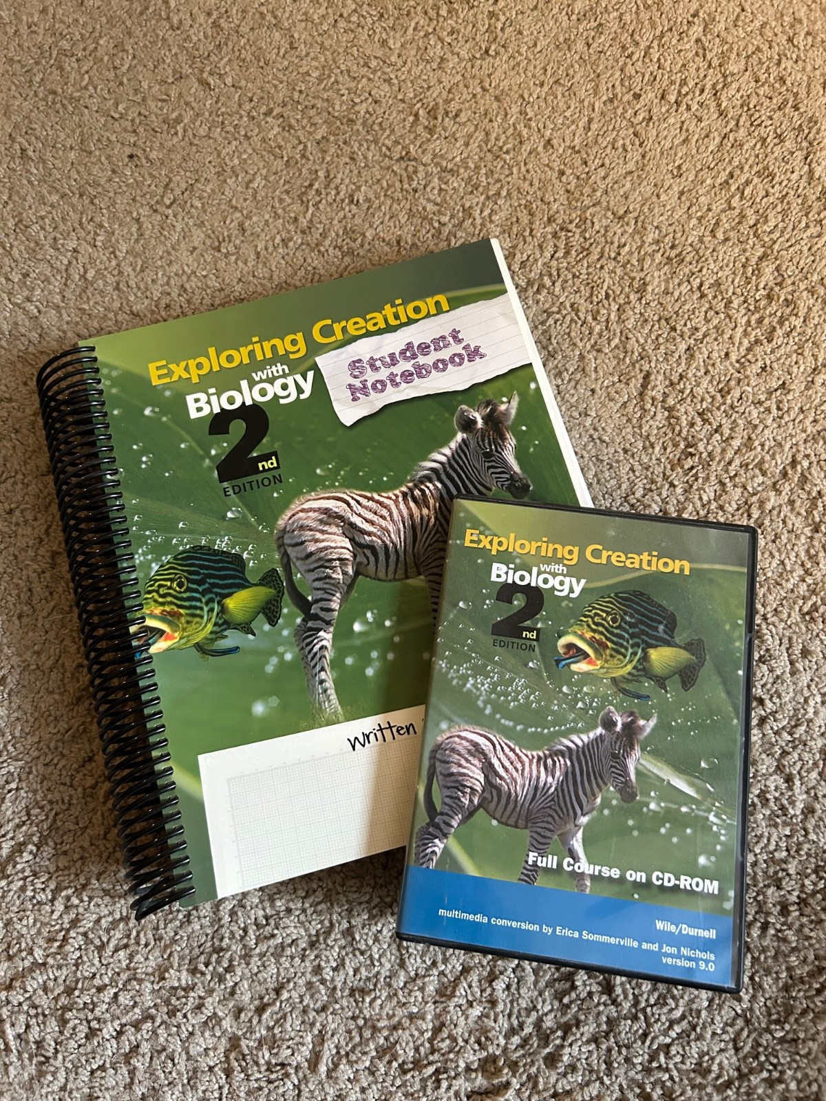 Apologia Exploring Creation with Biology 2nd Ed Set Textbook CD Student Notebook